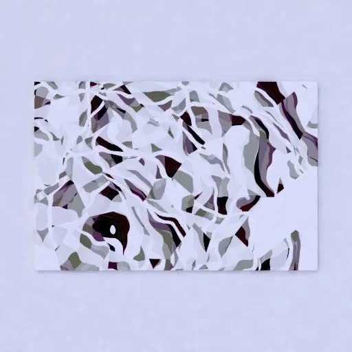 Scalable Picture Frame With Abstract Art