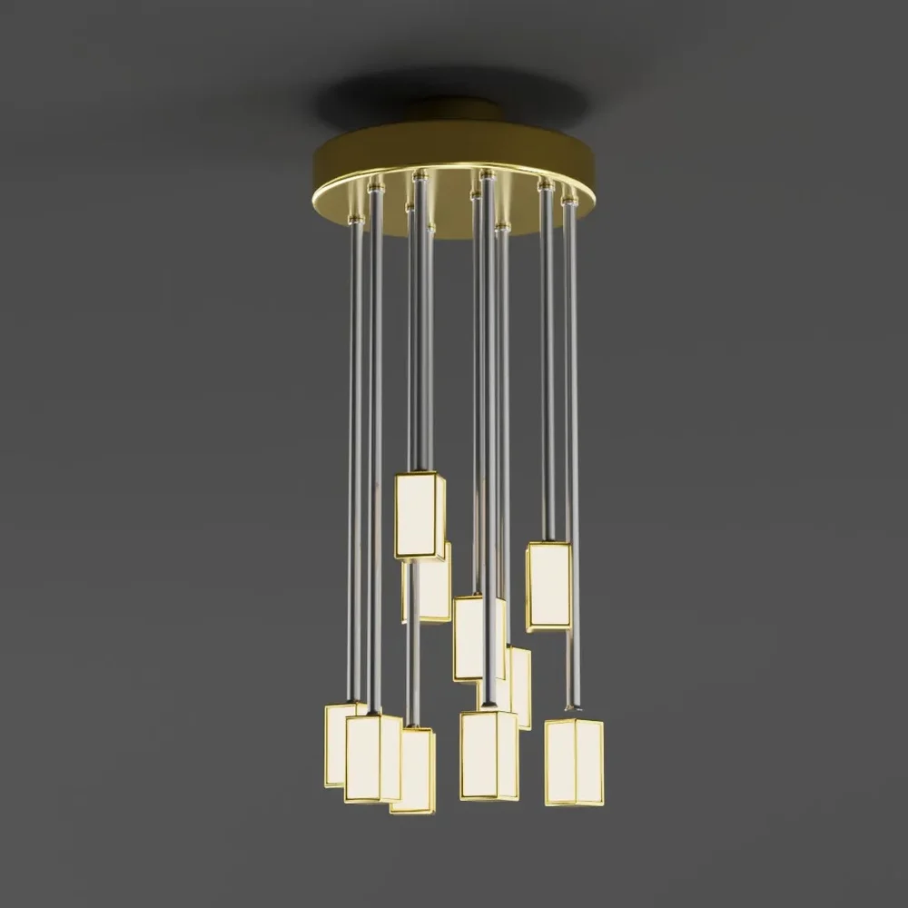 Room Lighting Gold And Silver