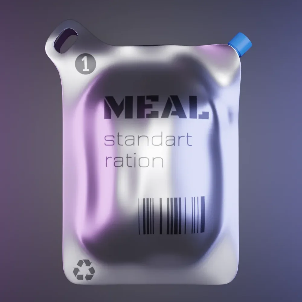 Space Food Packaging Bag 01