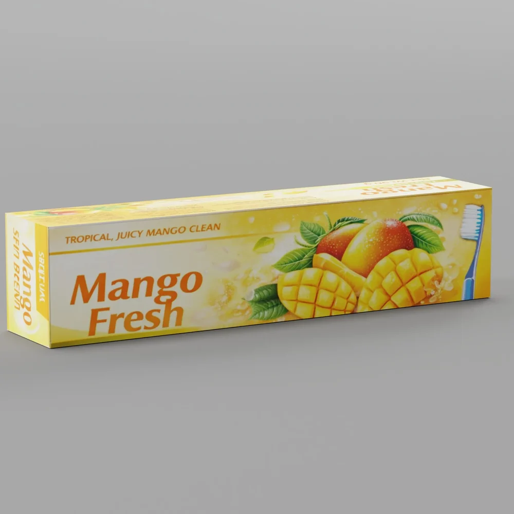 Mango Fresh Toothpaste Box