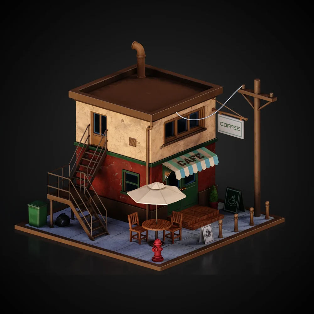 Em Stylized Cafe