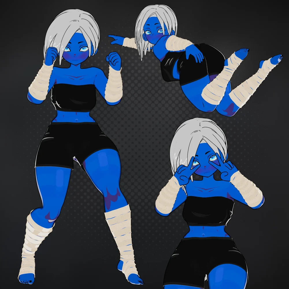 Lucifera - Anime Stylized Npr Character