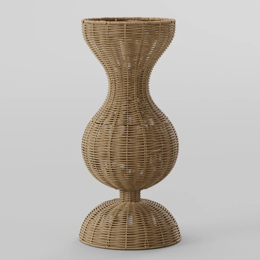 Rattan Table Vase
