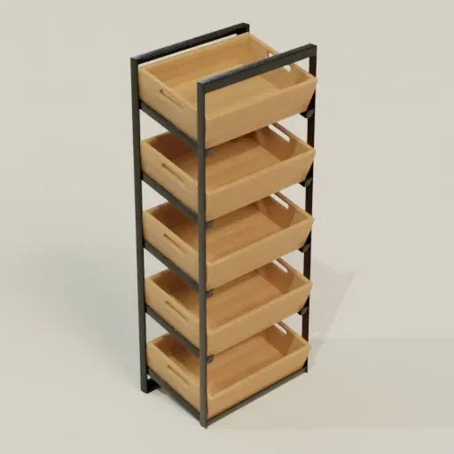 Rack Shelving Bookcase 61 X 40 X 150