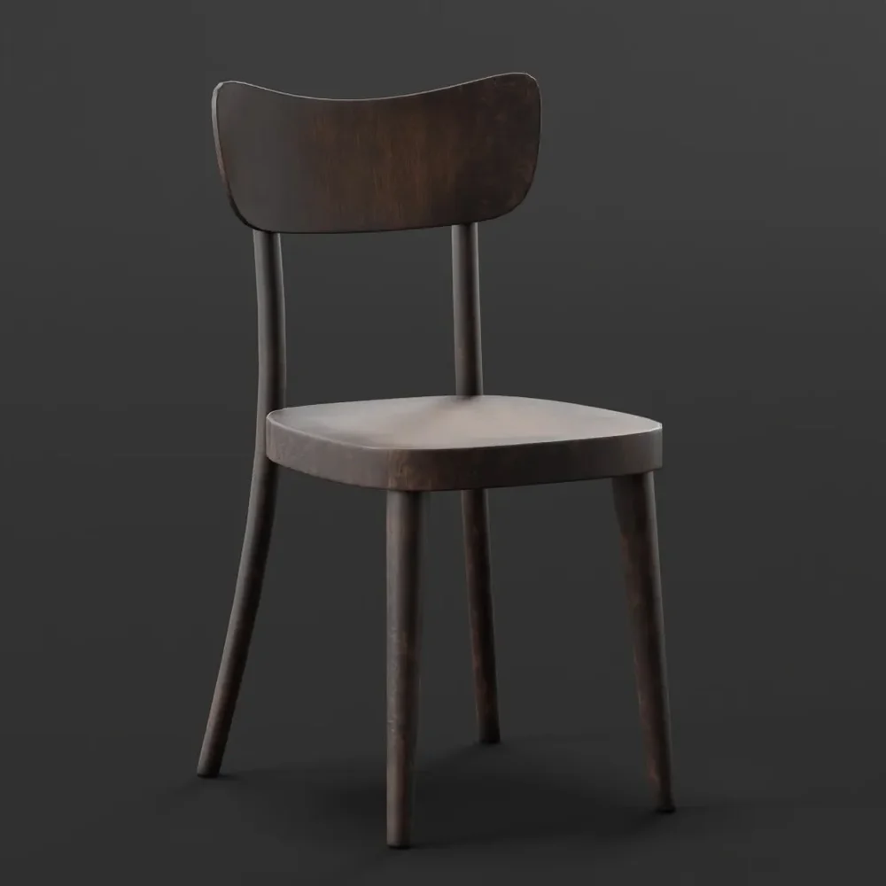 Brown Wooden Chair