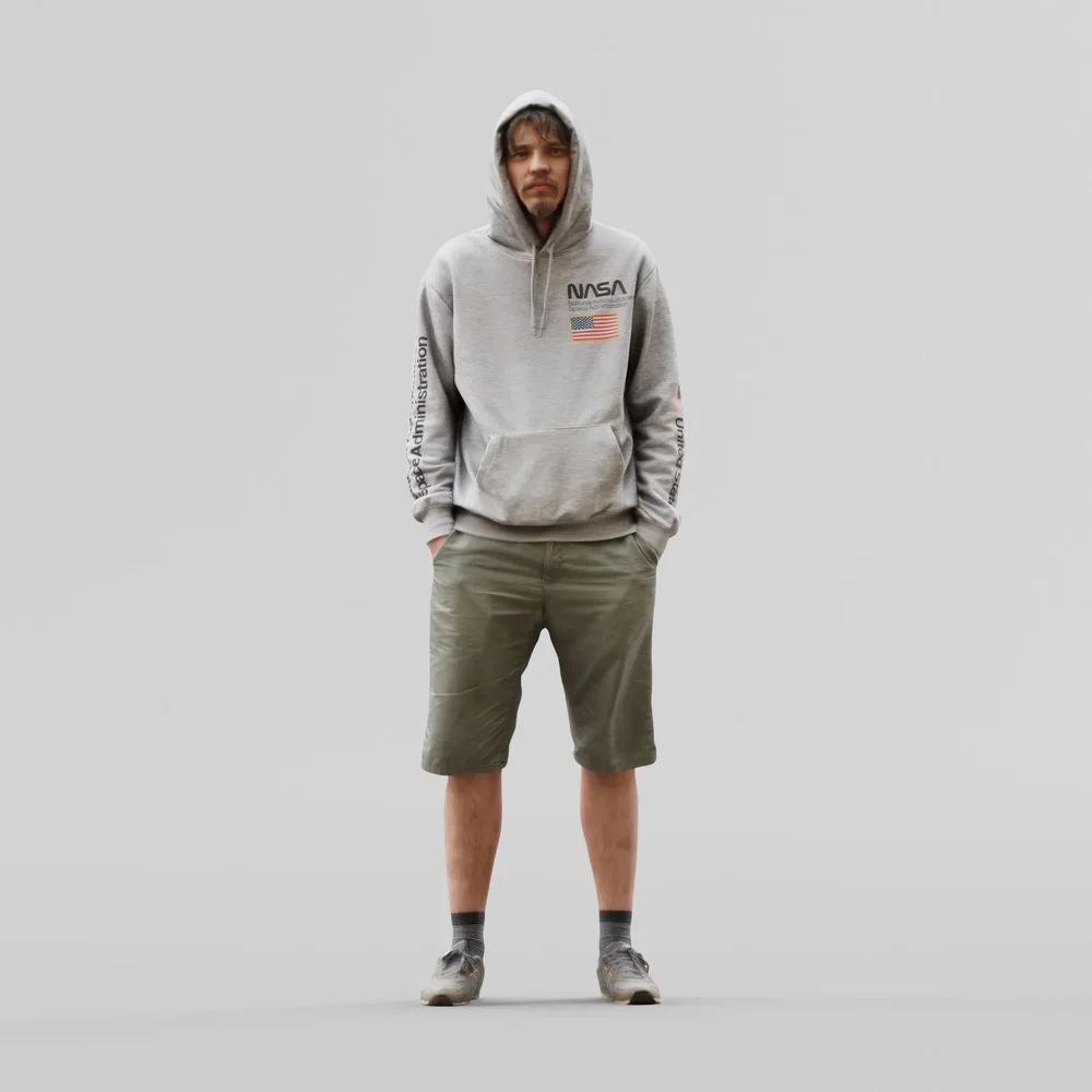 Guy In Nasa Hoodie