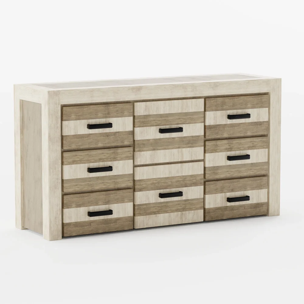 Recycled Wood Chest Of Drawers