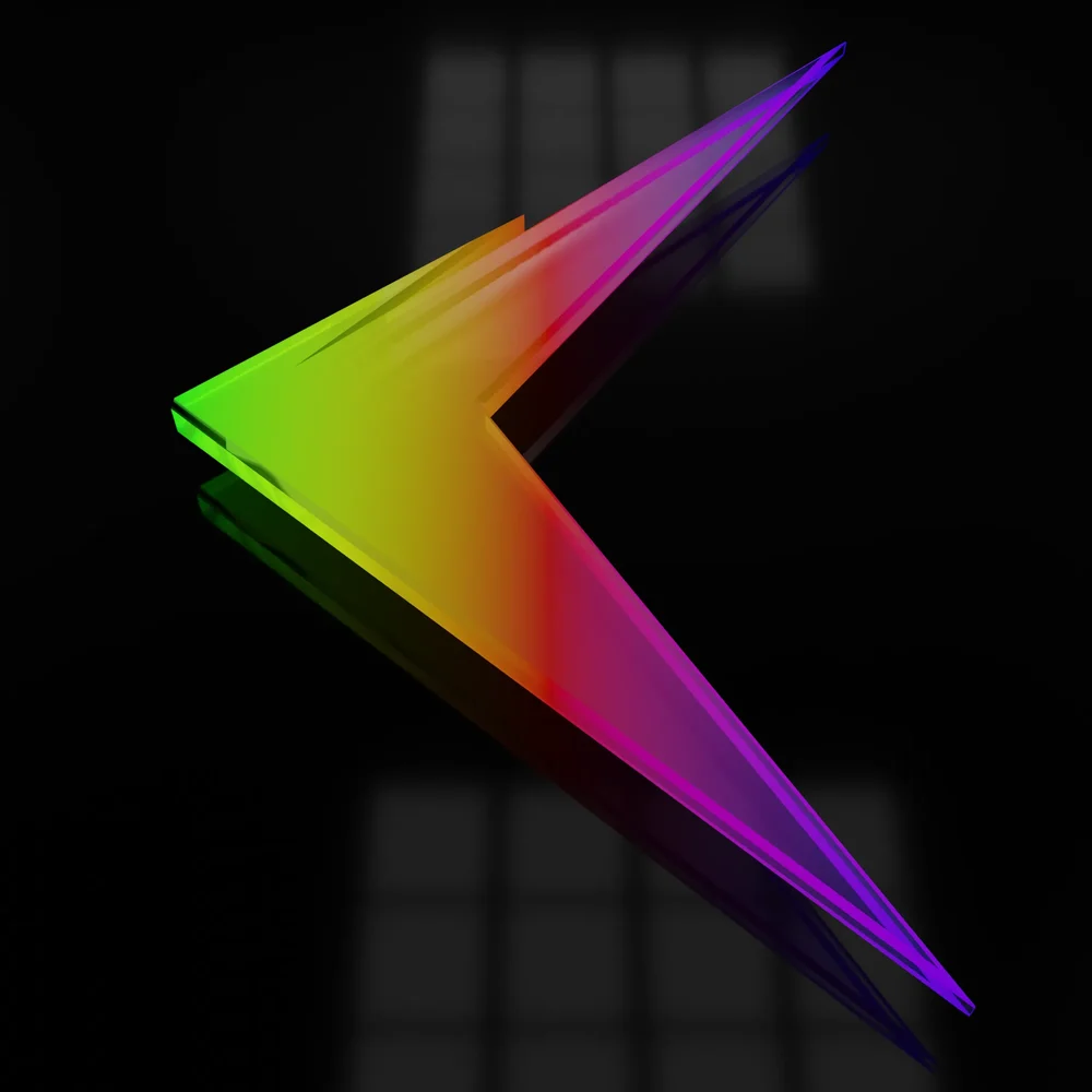 Colorful Glowing Arrow 10