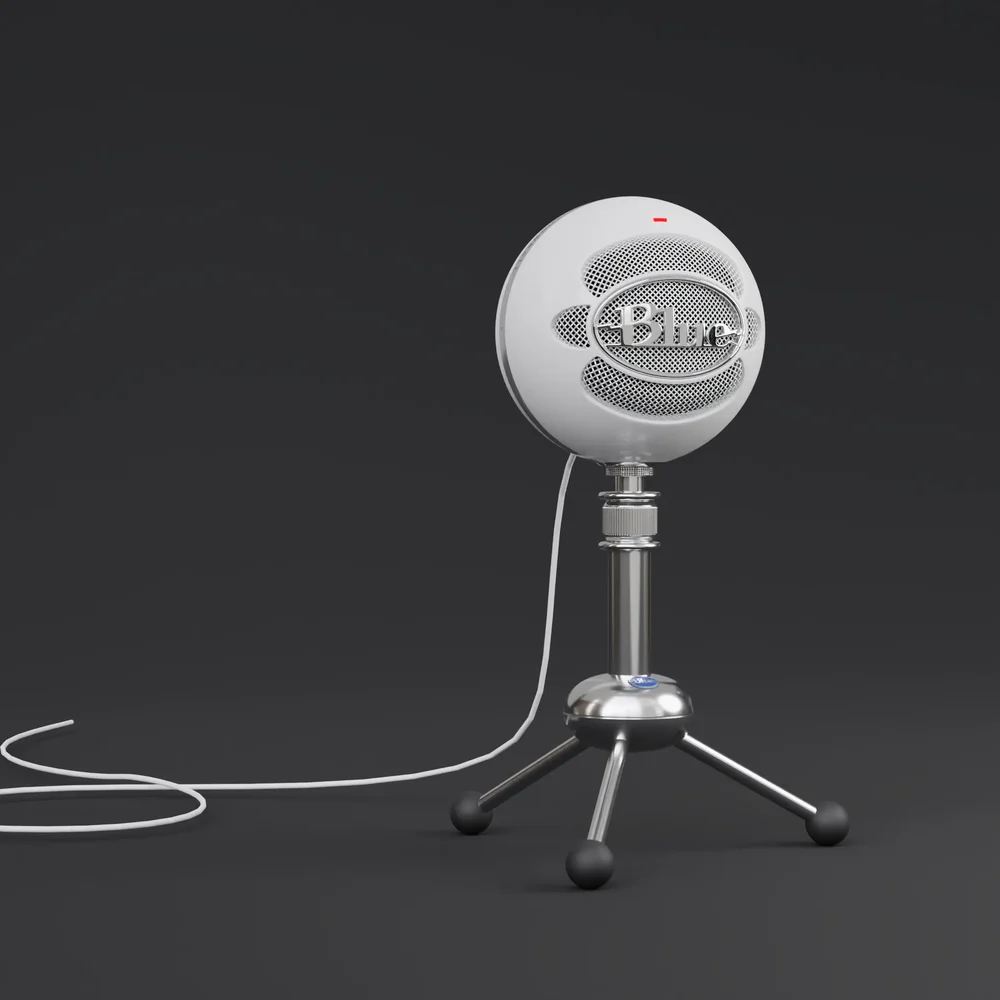 Snowball Blue Microphone White