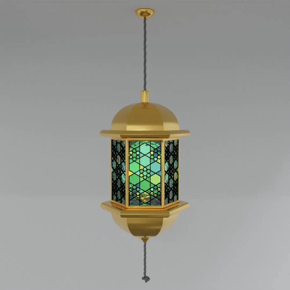 Stained Glass Lantern V.2