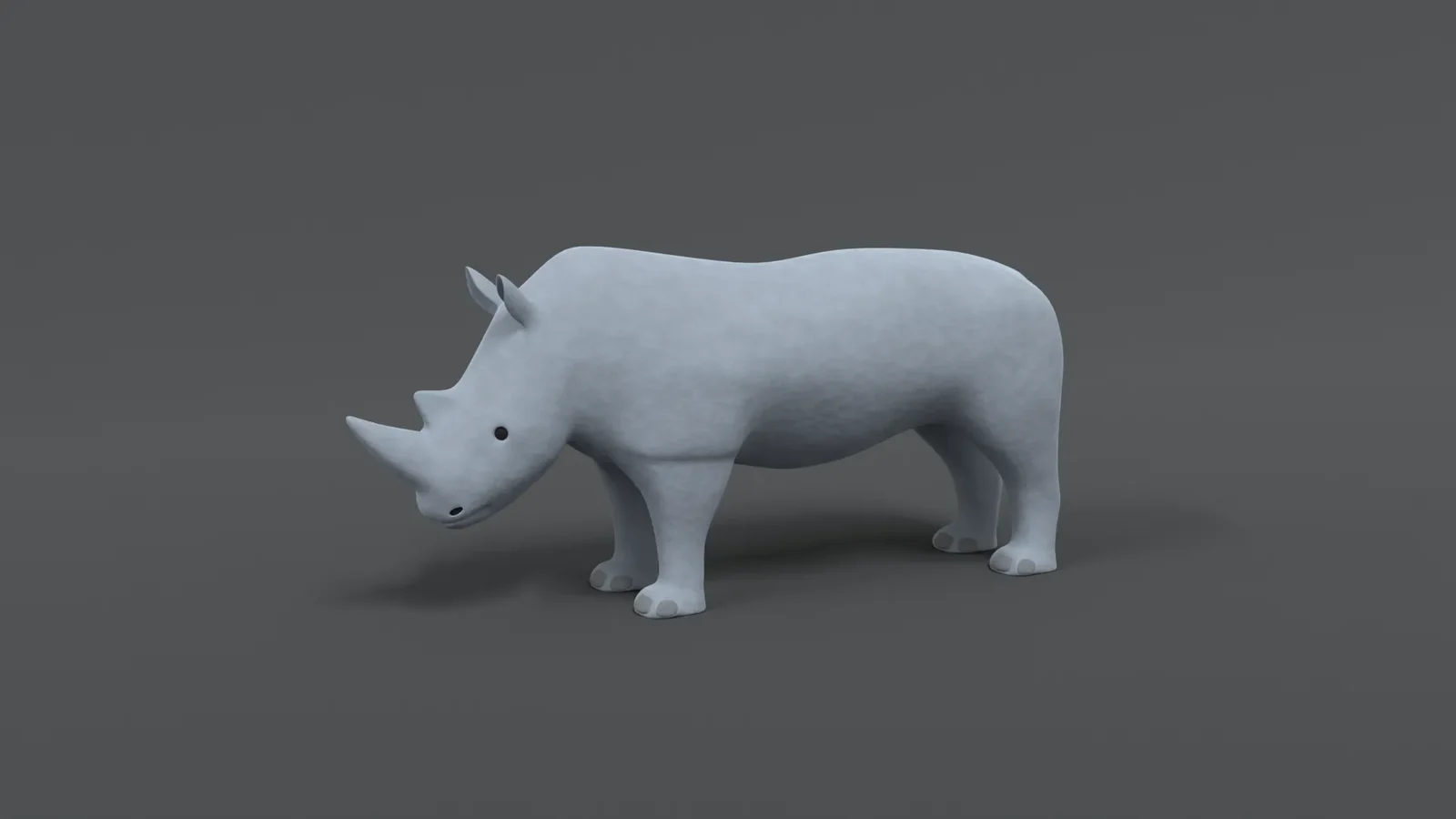 Cartoon Rhinoceros