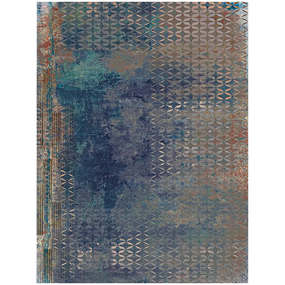 Deep Blue Patina Carpet