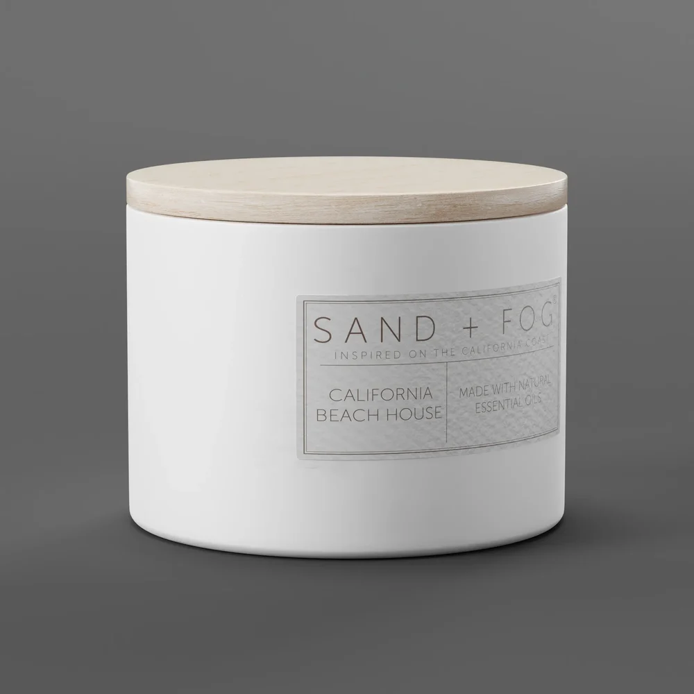 Sand And Fog Candle - California Beach