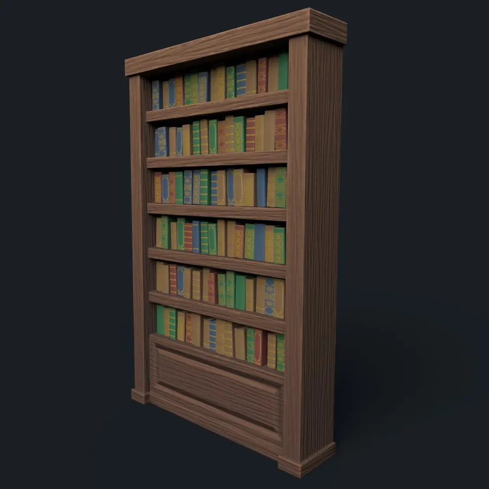 Stylized Bookshelf