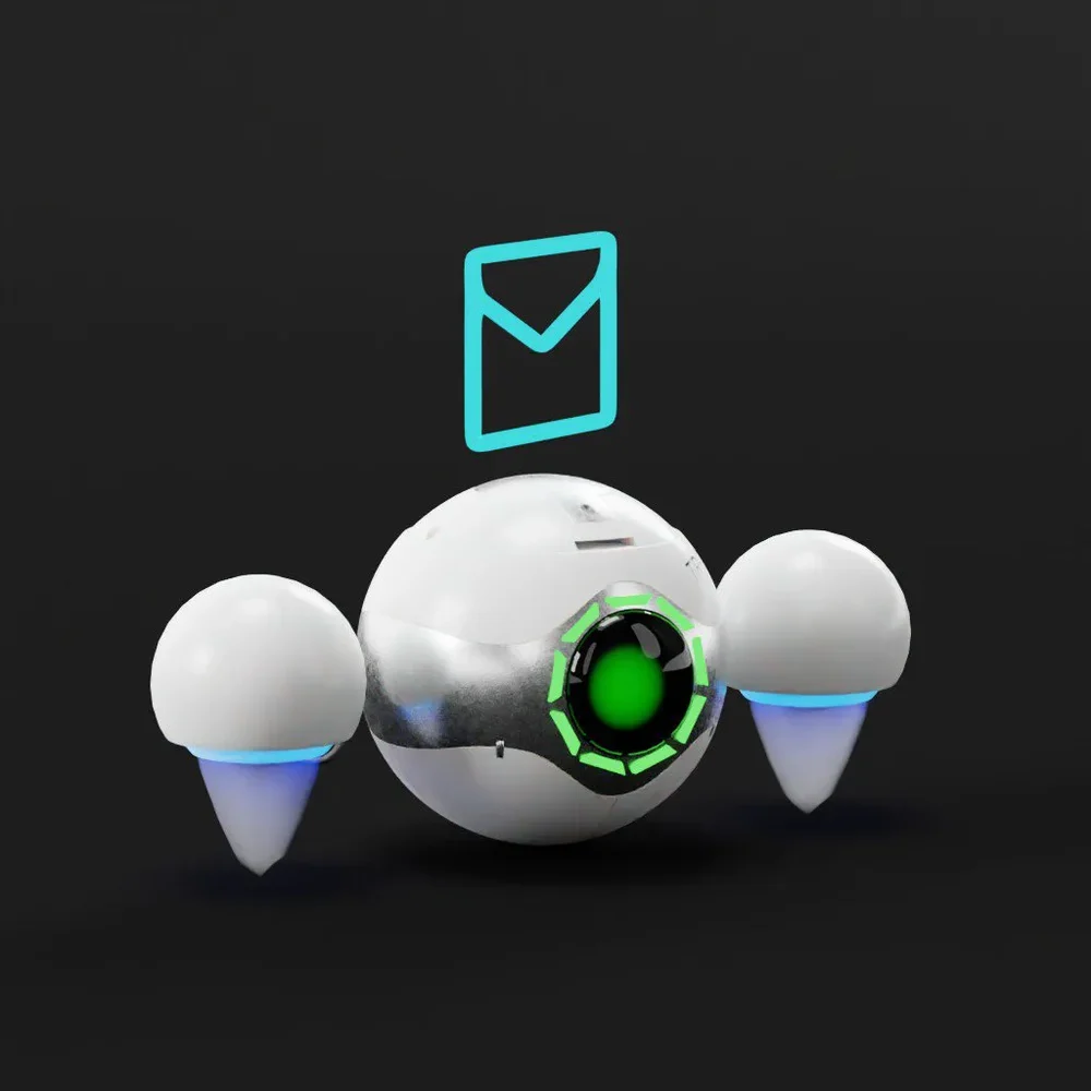 Robot Drone Mail Delivery