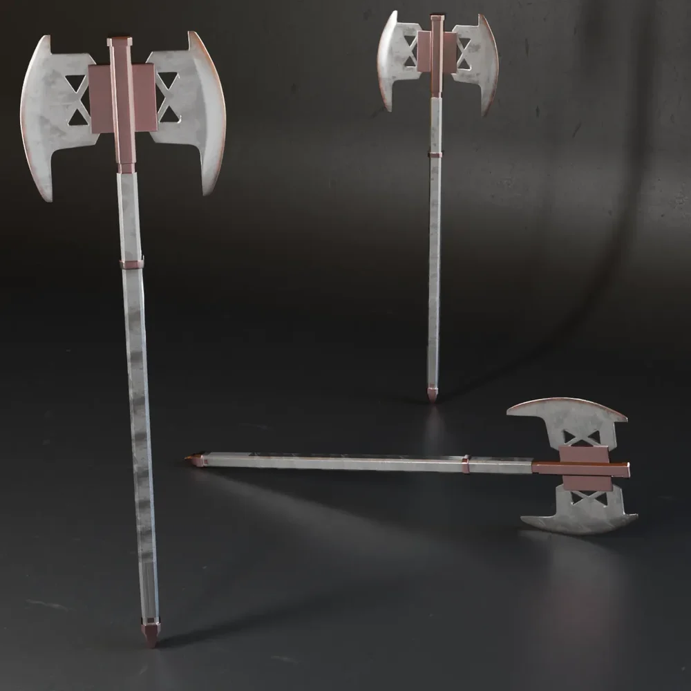 Mk Axe Lowpoly-037