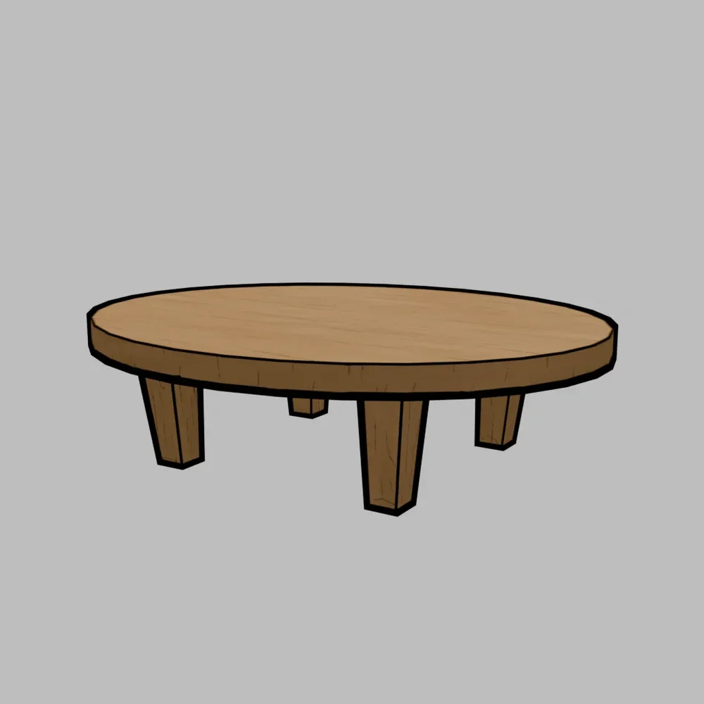 Coffeetable-Cartoon Style
