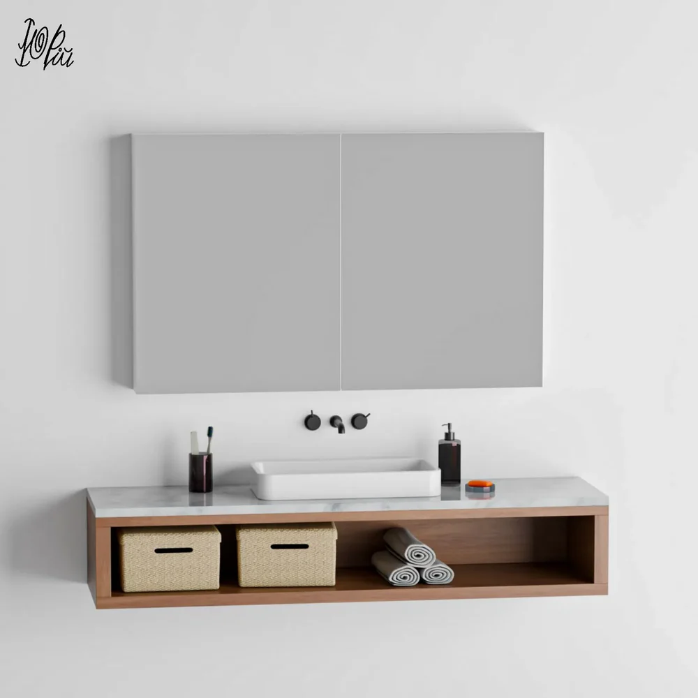 Medicine Cabinet Mirror + Stand