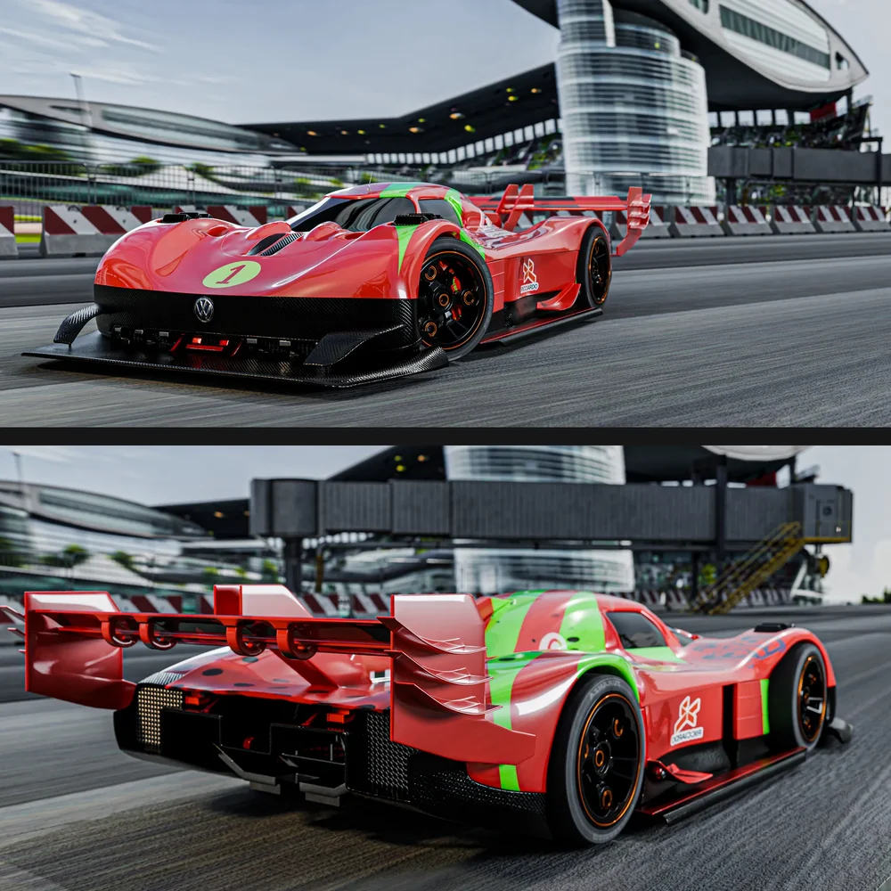 Rigged Volkswagen Idr Racing Car