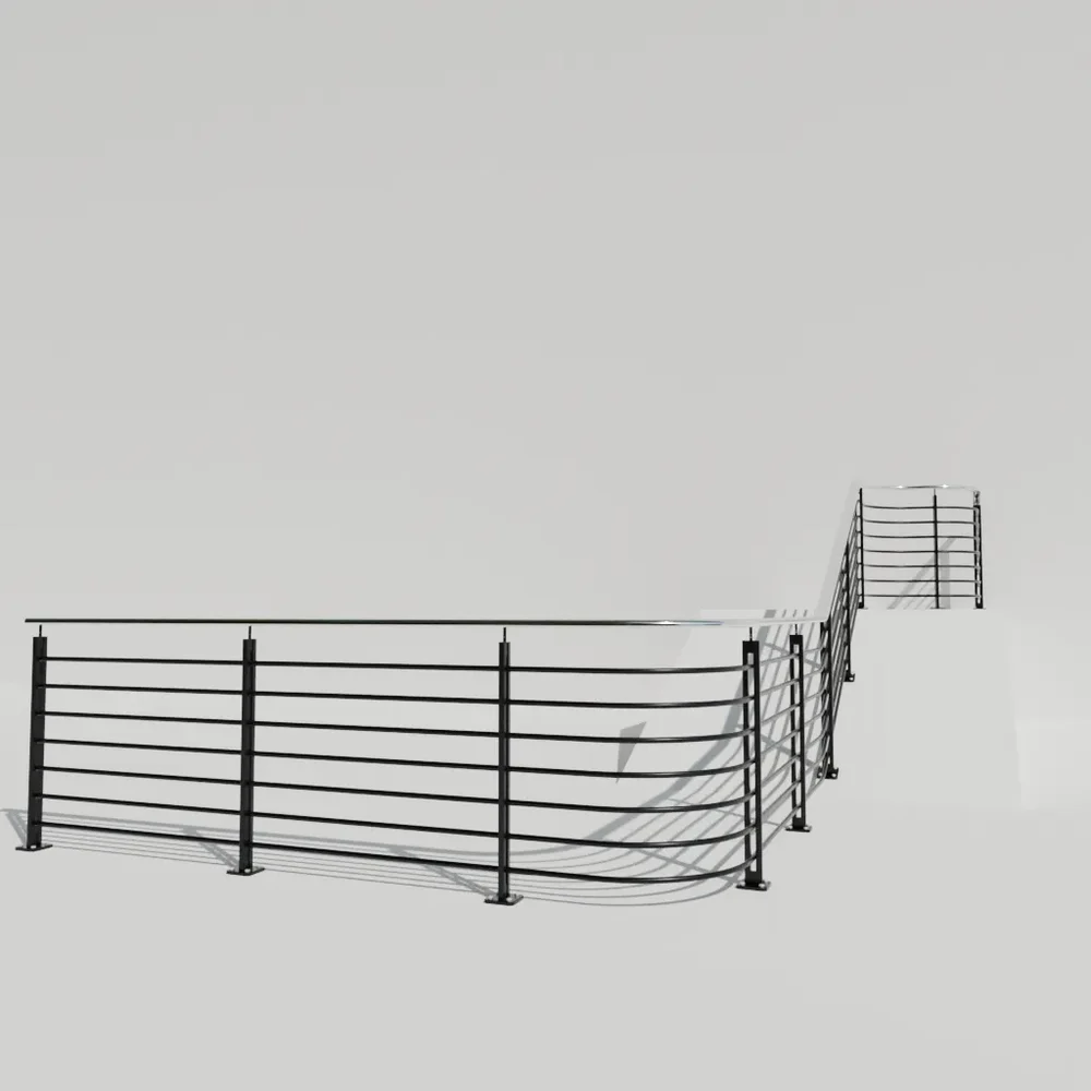 Railing With Braces