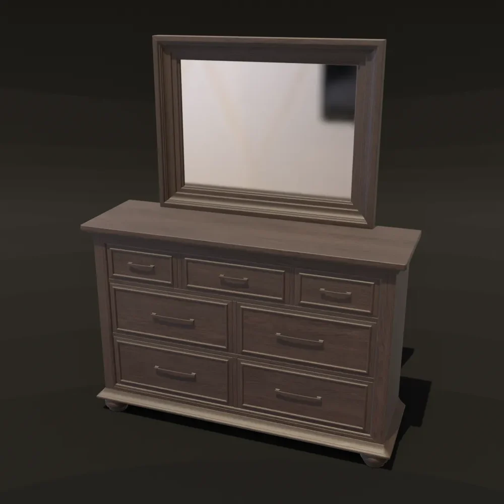 Modern Dressing Table With Mirror
