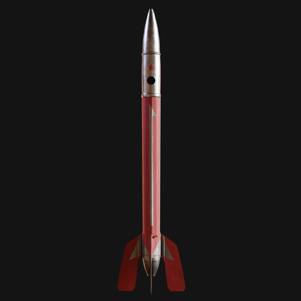 Gird Ix Experimental Rocket Painted