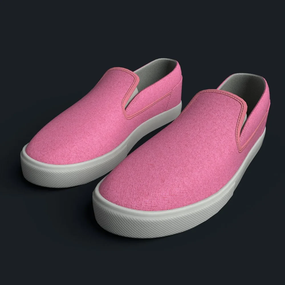 Pink Slip-On Sneaker