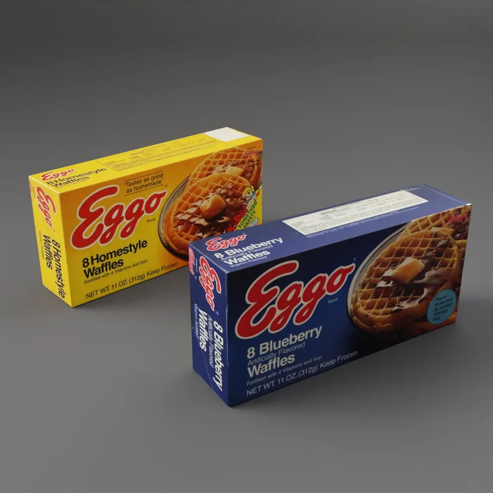 Eggo Frozen Waffles Boxes