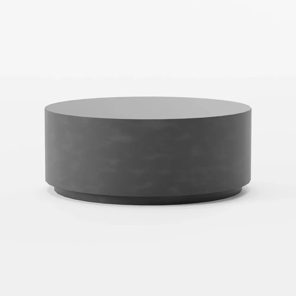 Coffeetable Round Black