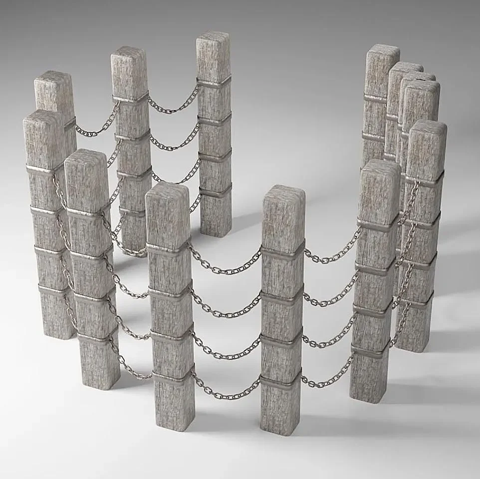 Chain Fence - Procedural Geonodes