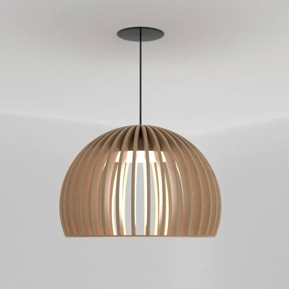 Pendant Lamp Atto 5000 Light Wood