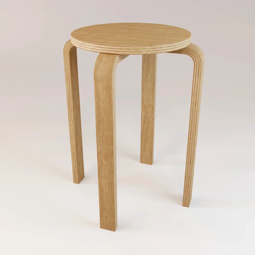 Plywood Stool