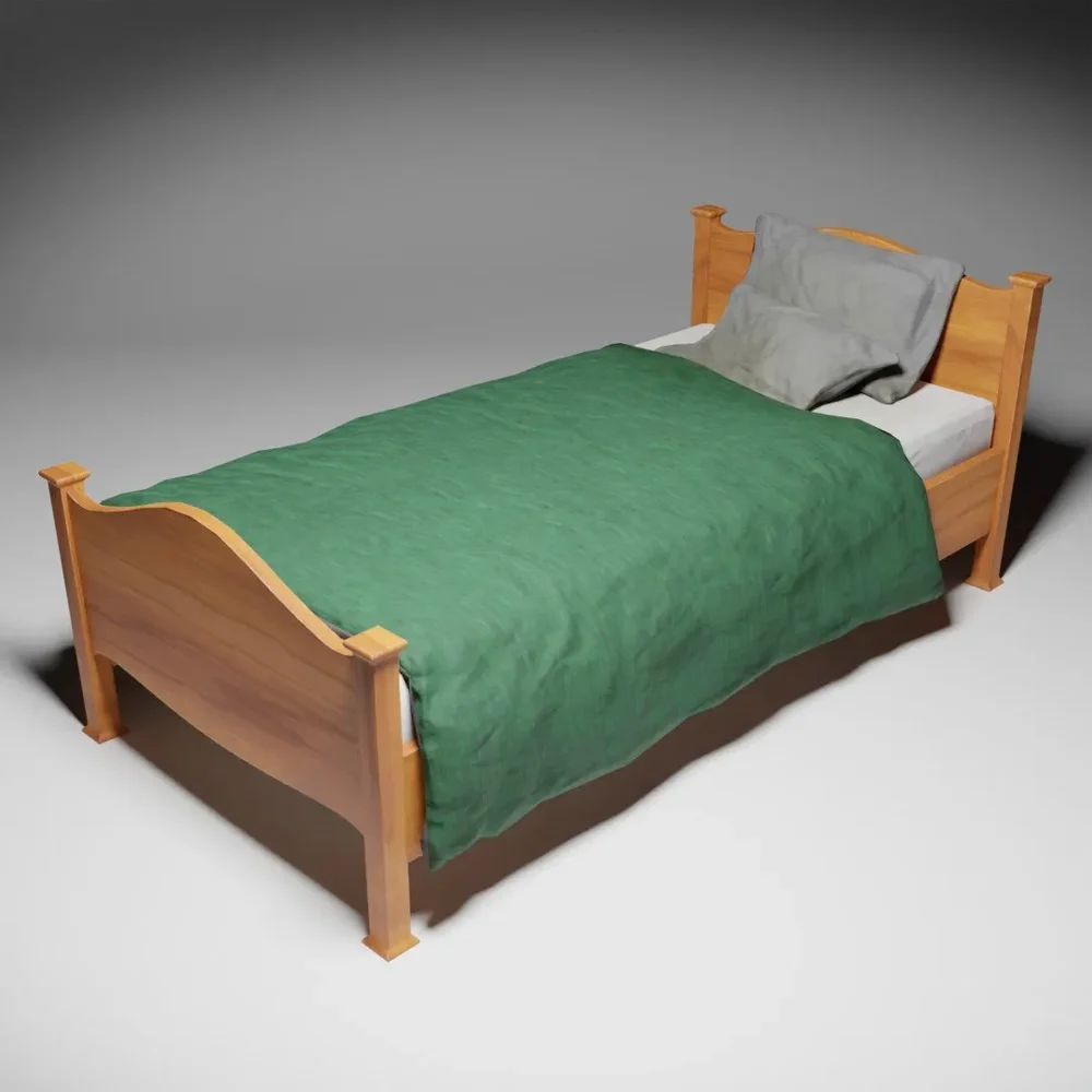 Wooden Bed