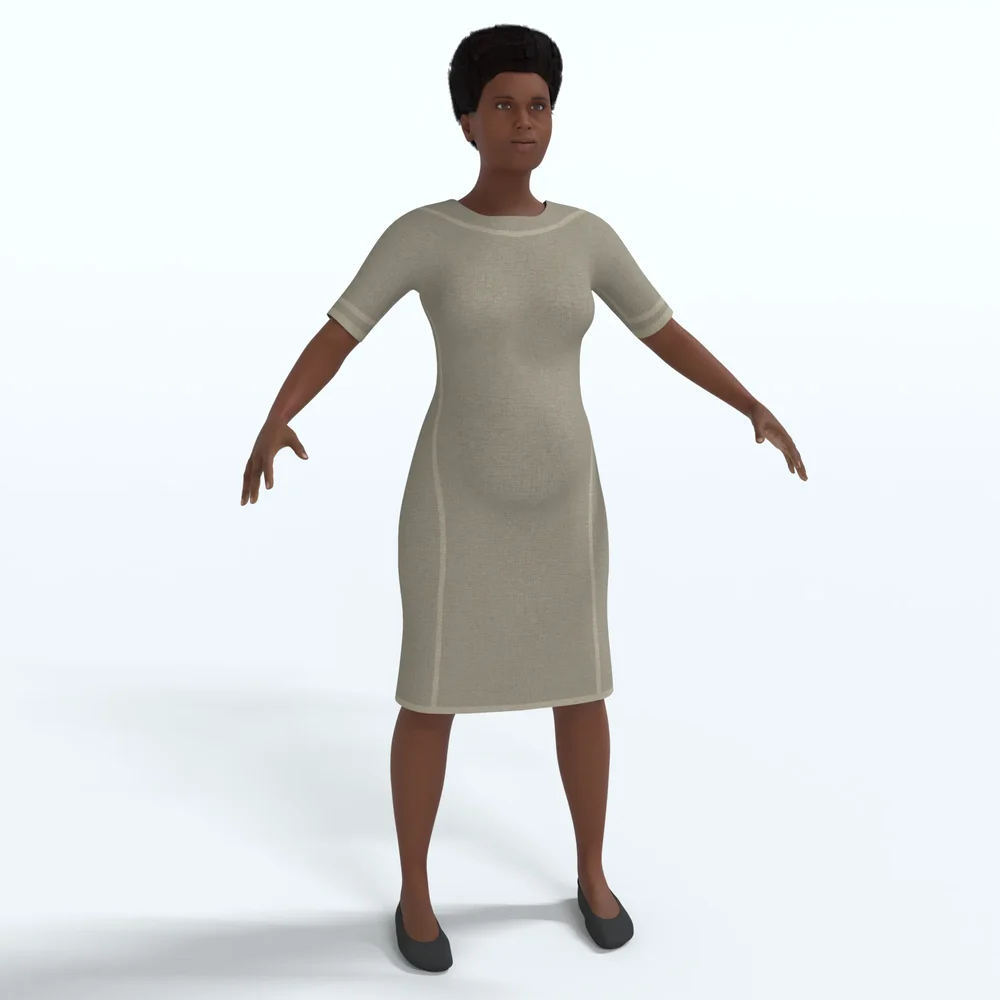 Keyla Character Rigged