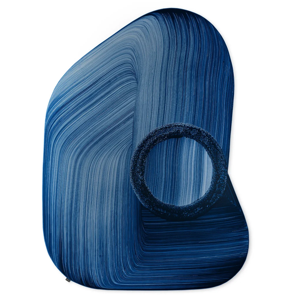 Shape Rug Blue Carpet