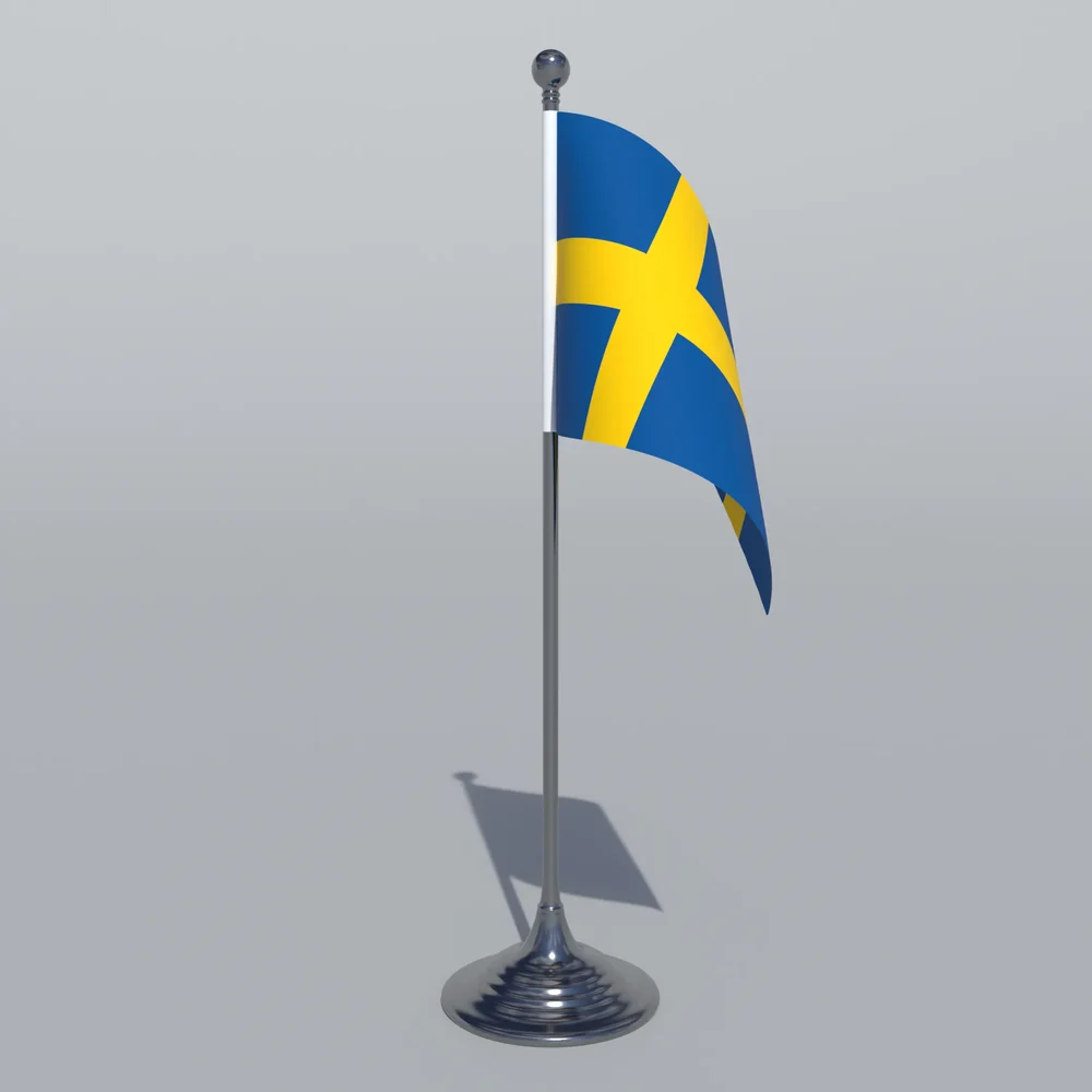 Sweden Table Flag