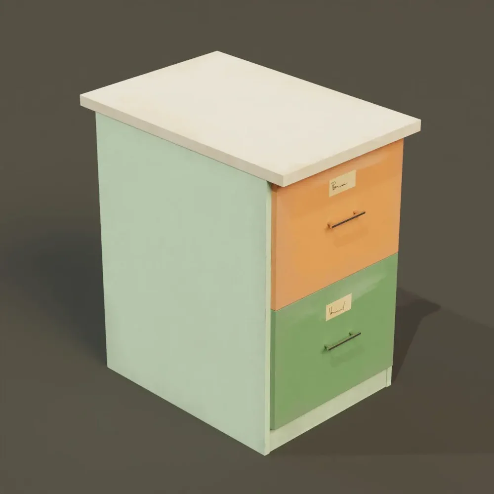 File Cabinet 2 Drawers