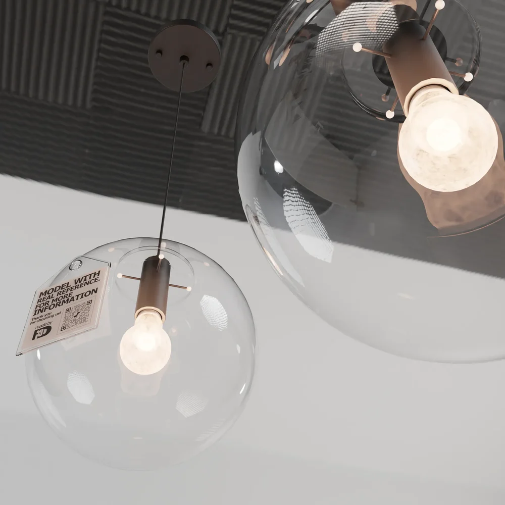 Globe Shade Pendant Lighting Modern