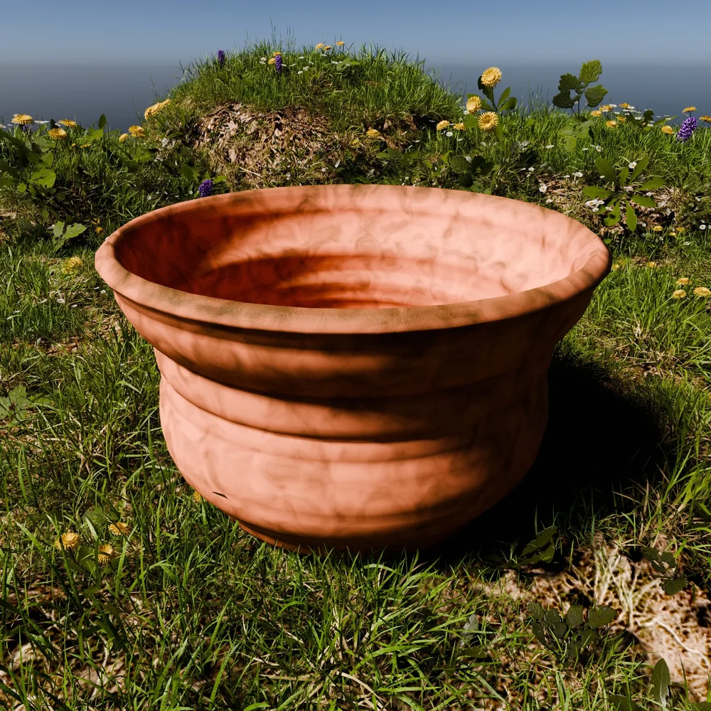 Pottery Procedual Pot Generator (Incl. Geometry Nodes Modifier)