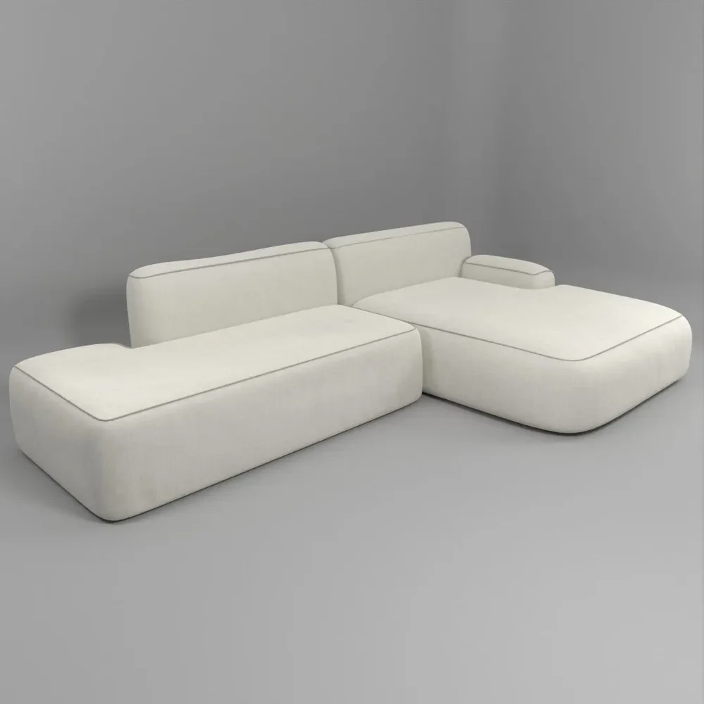 Sofa Couch Fabric White