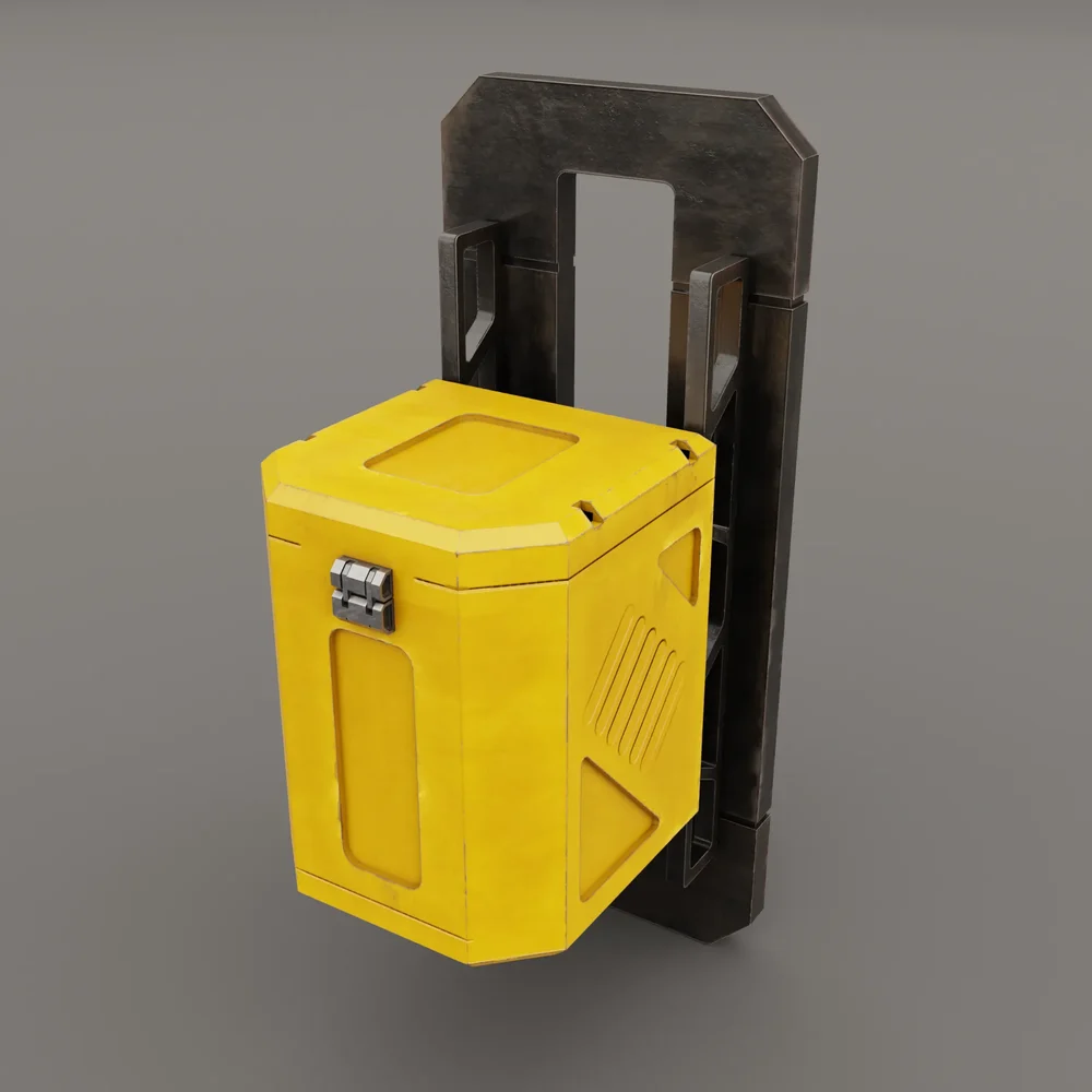Sc-Fi Trash Bin