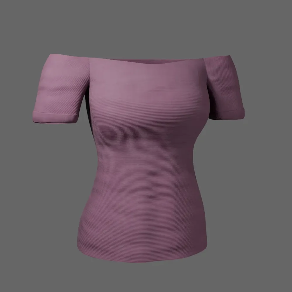 Off Shoulder Top (Magenta)
