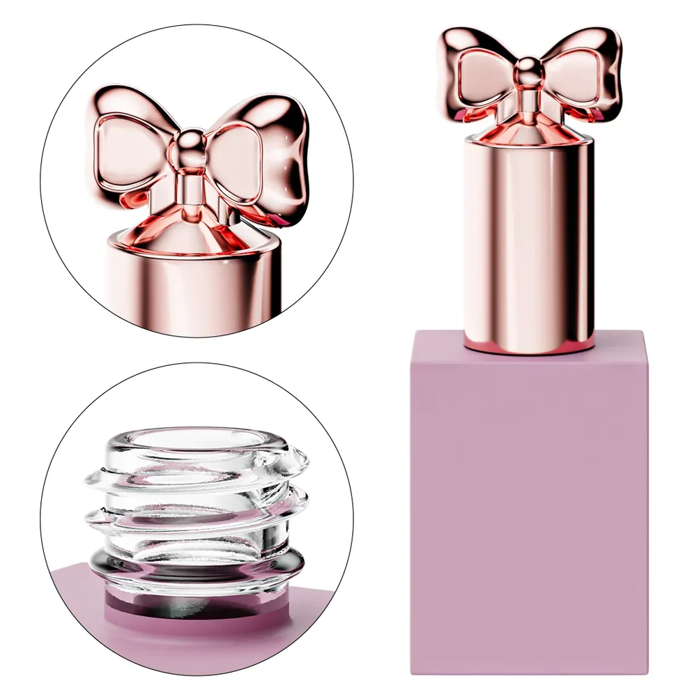 Nail Polish Bottle With Bow Cap