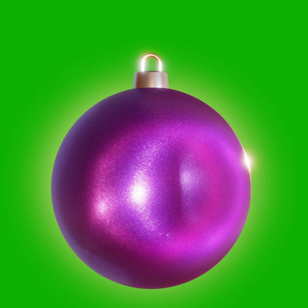 Glitter Christmas Ornament