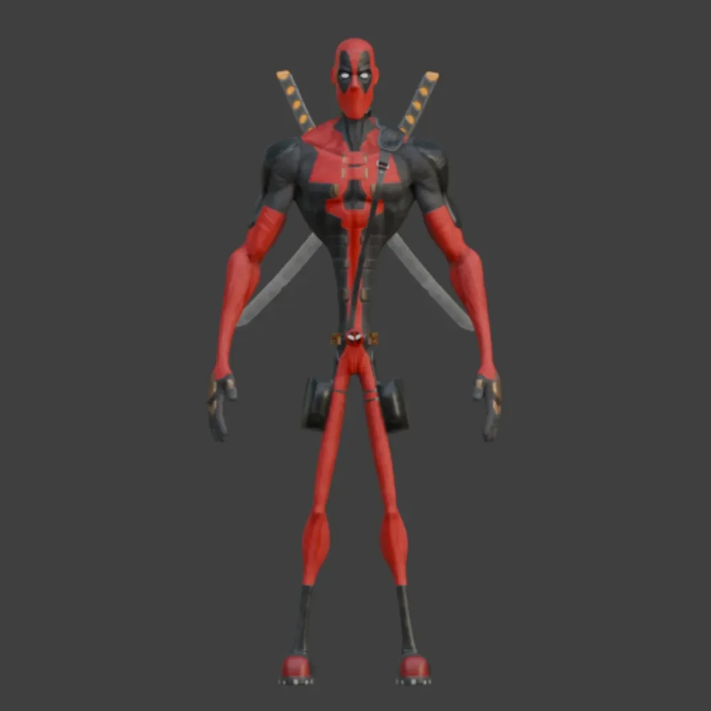 Stylized Mercenary With Dual Swords