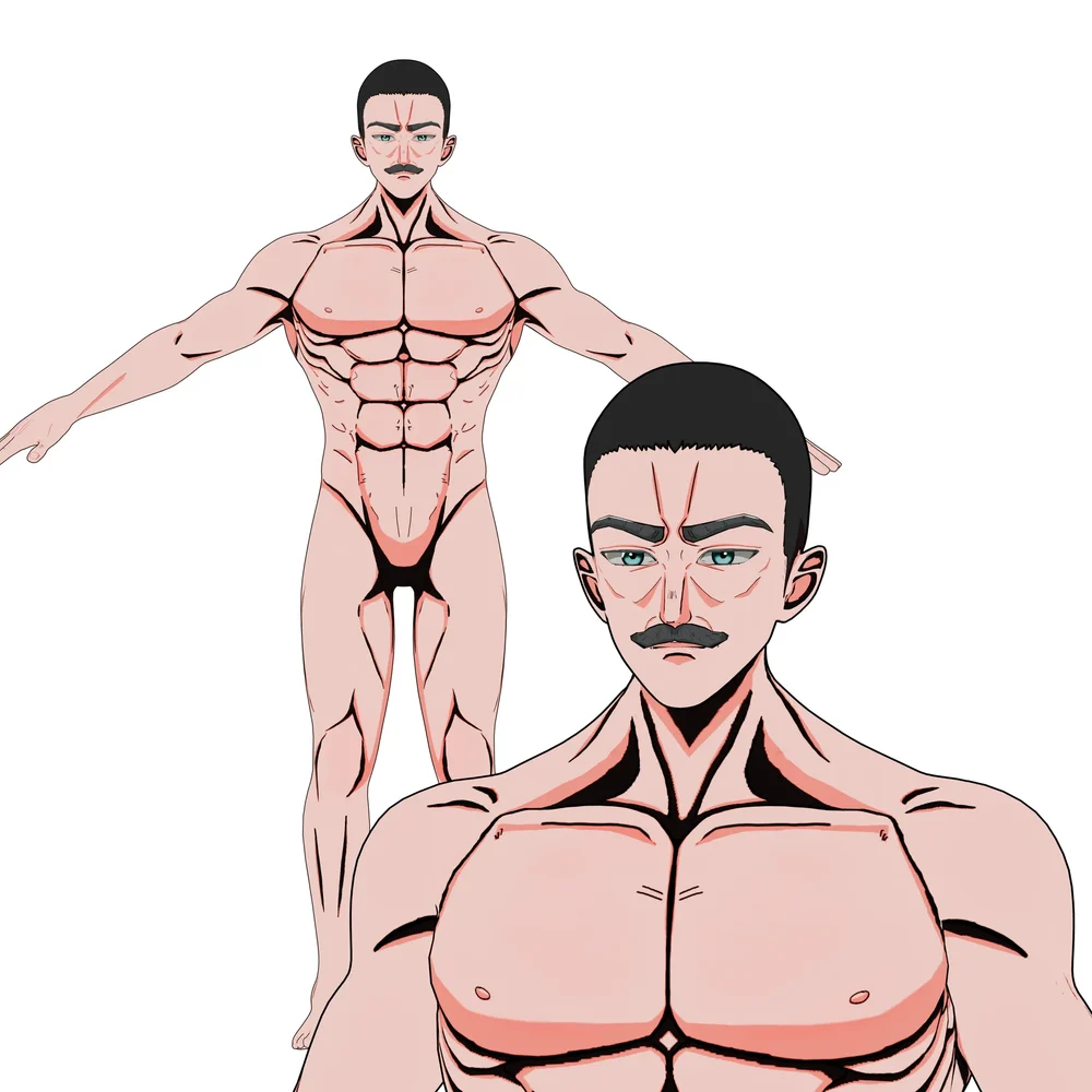 Anime Middle-Aged Man Base
