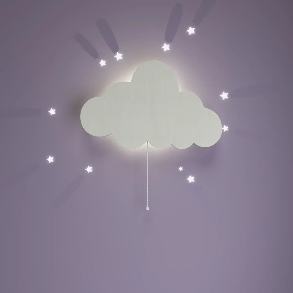 Wood Cloud Light