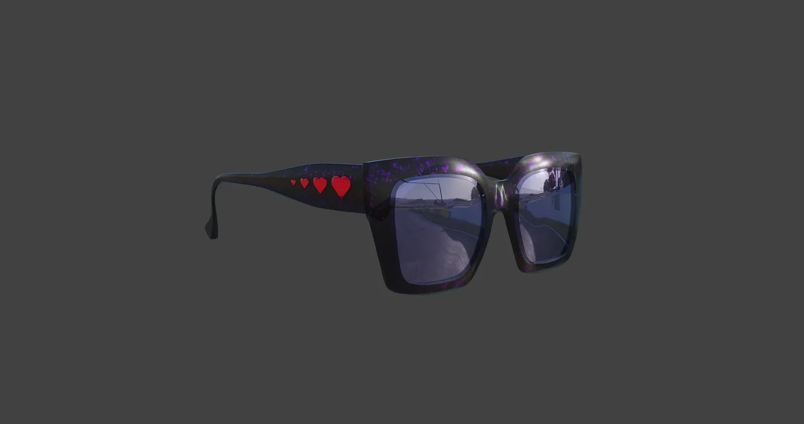 Purple Sunglasses