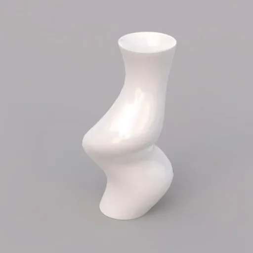 Small White Porcelain Vase