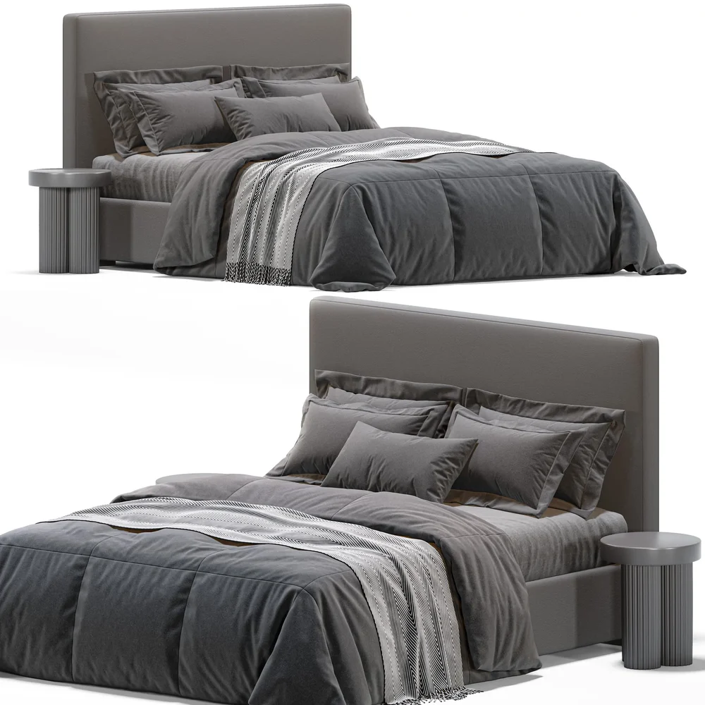Bed Meridiani Stone